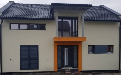 Montaj tâmplărie PVC Acitim Suprem 92 și obloane de aluminiu în Sibiu